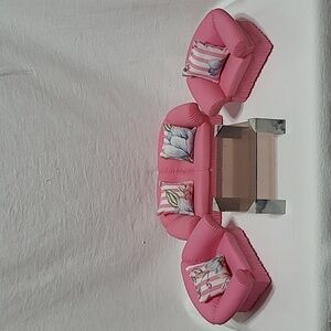 Barbie Sized Year 1990 Beverly Hills Sky Kids Multi Toys Family Room Playset